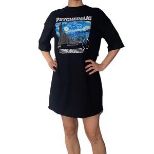 ASOS T-shirt dress size 4 100% soft cotton.